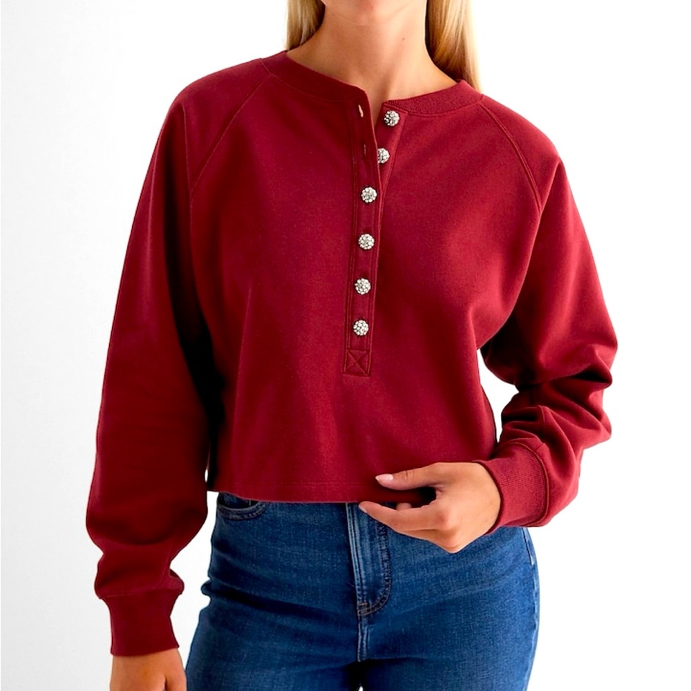 Express Rhinestone Sweater